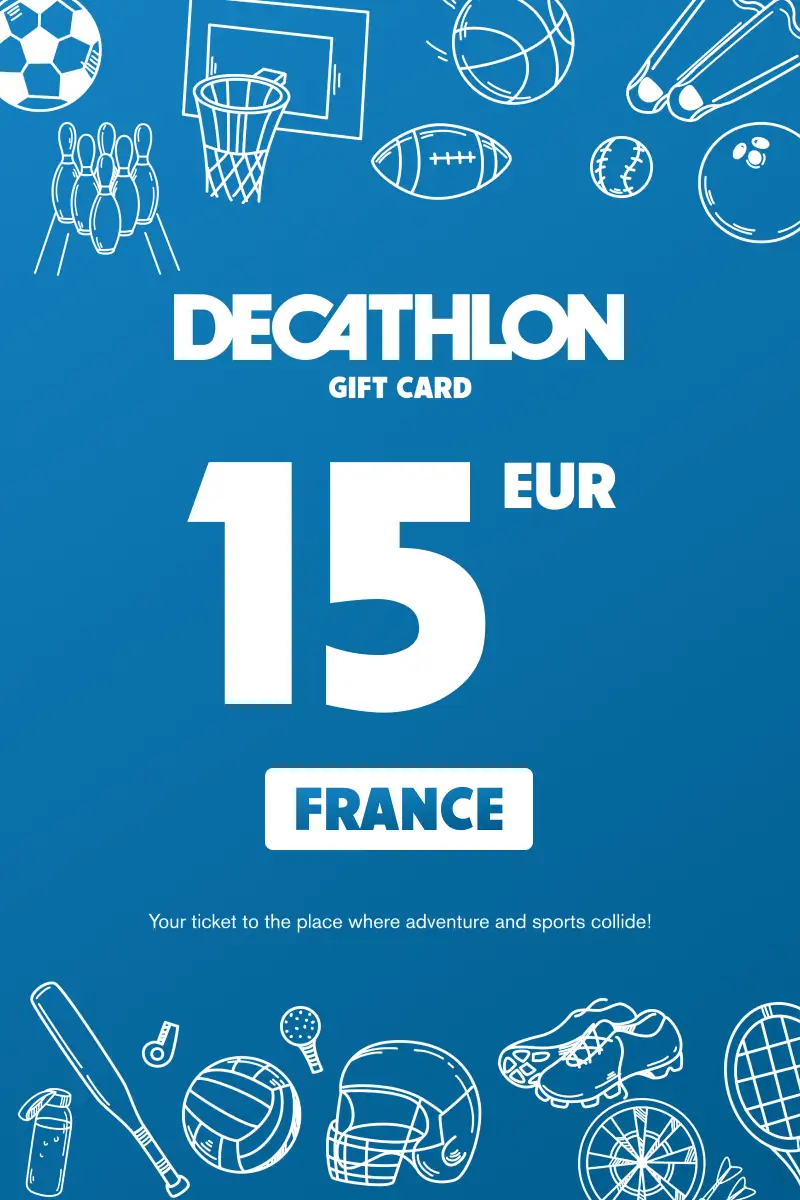 Decathlon 15 EUR Gift Card (France) - Digital Key