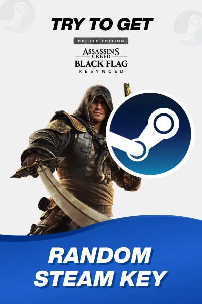 Try to Get Assassin's Creed Black Flag Resynced Deluxe Edition - Random 1 Key (Global) (PC) - Steam - Digital Key
