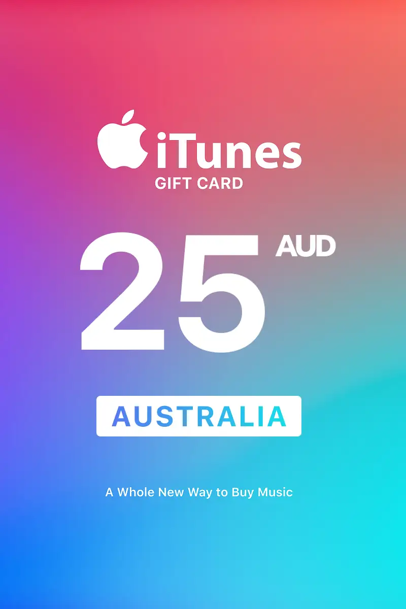 Apple iTunes 25 AUD Gift Card (Australia) - Digital Key