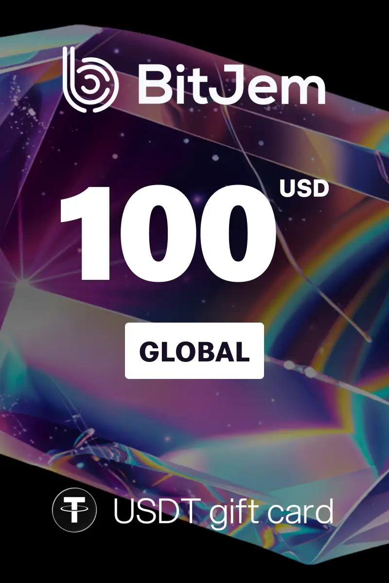 BitJem (USDT) 100 USD Crypto Gift Card (Global) - Digital Key