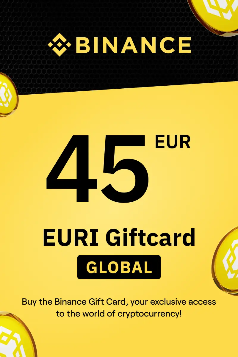 Binance (EURI) 45 EUR Gift Card (Global) - Digital Key