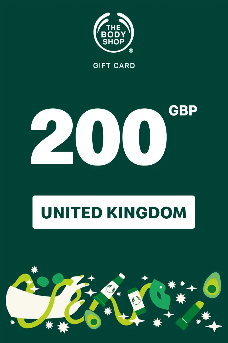 The Body Shop 200 GBP Gift Card (United Kingdom) - Digital Key