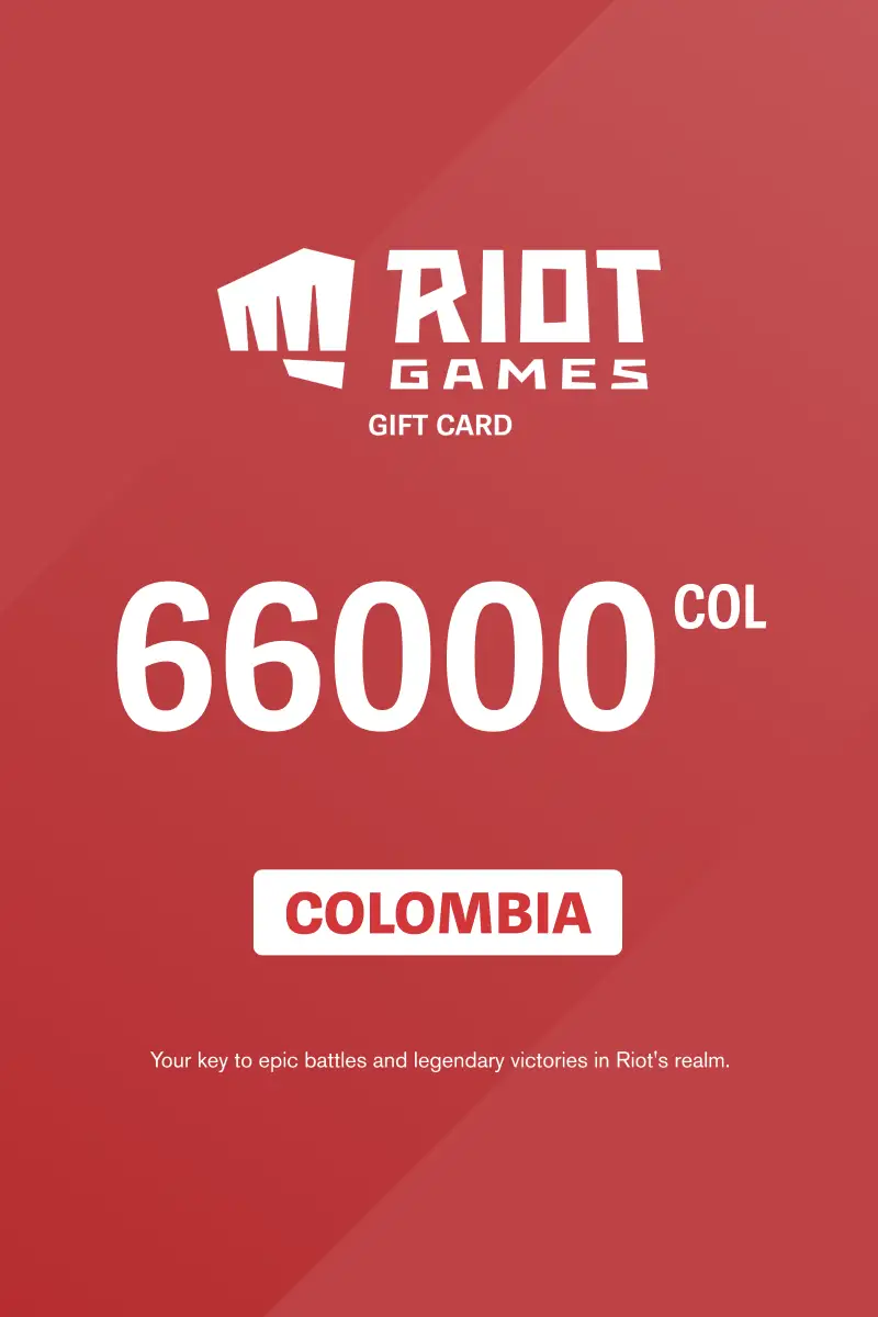Riot Access 66000 COL Gift Card (Colombia) - Digital Key