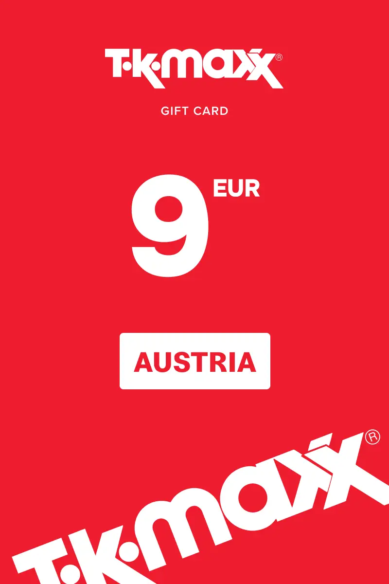 TK Maxx 9 EUR Gift Card (Austria) - Digital Key