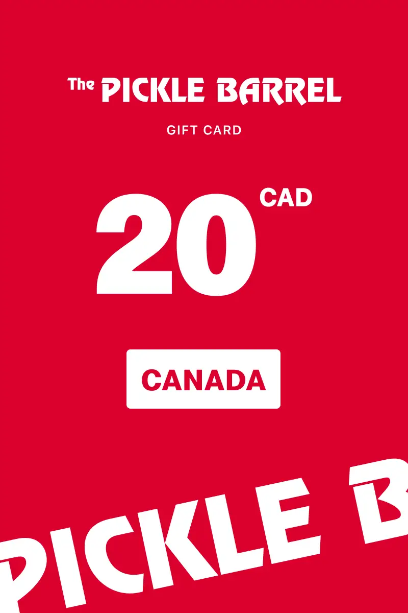 The Pickle Barrel 20 CAD Gift Card (Canada) - Digital Key