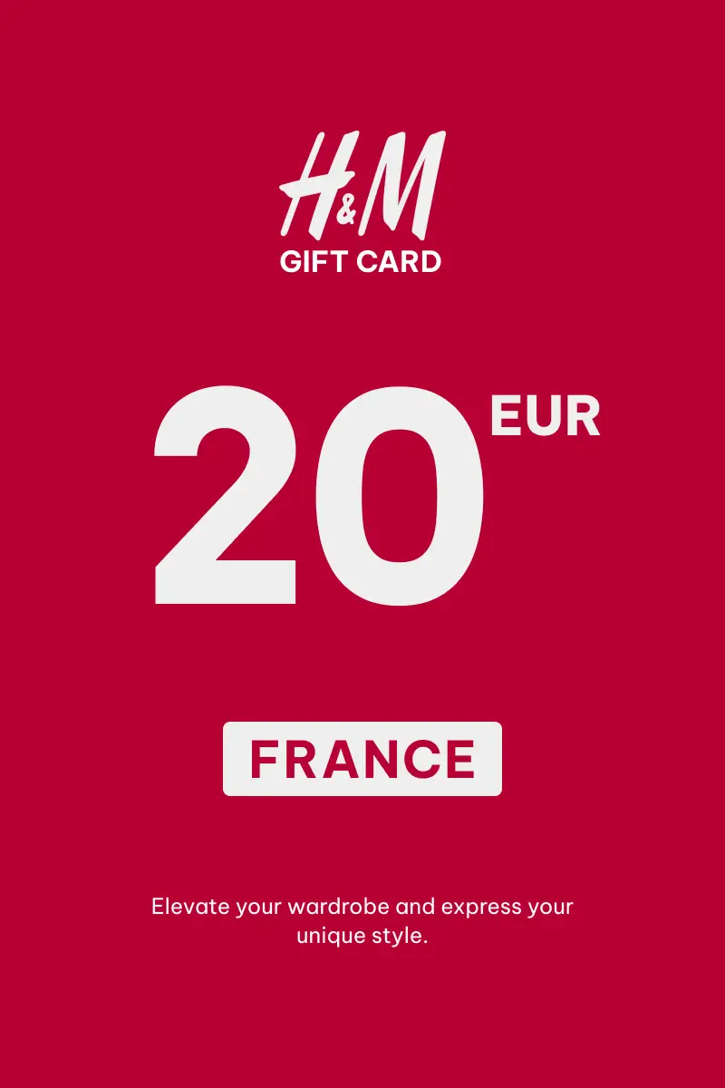 HandM 20 EUR Gift Card (France) - Digital Key
