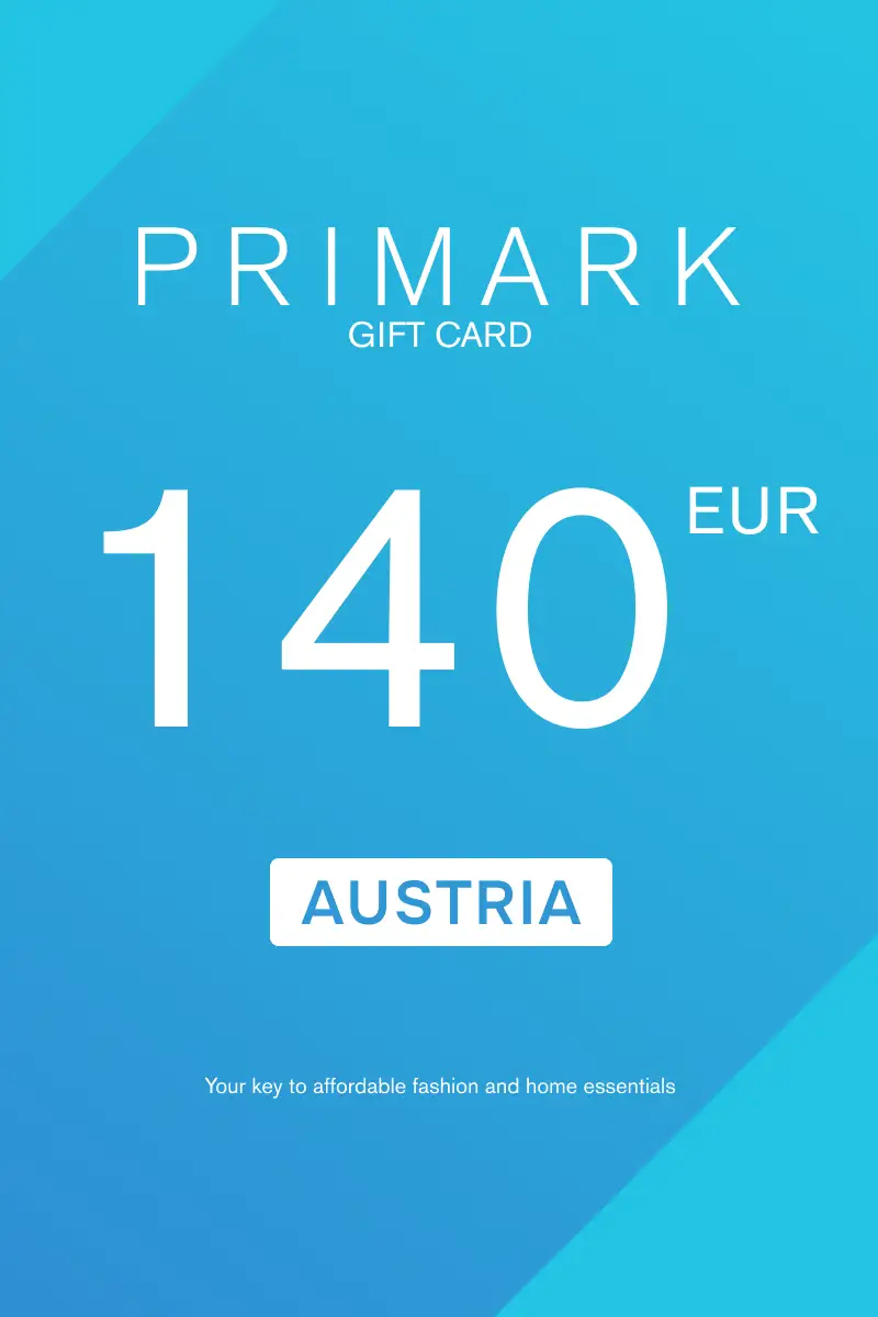 Primark 140 EUR Gift Card (Austria) - Digital Key