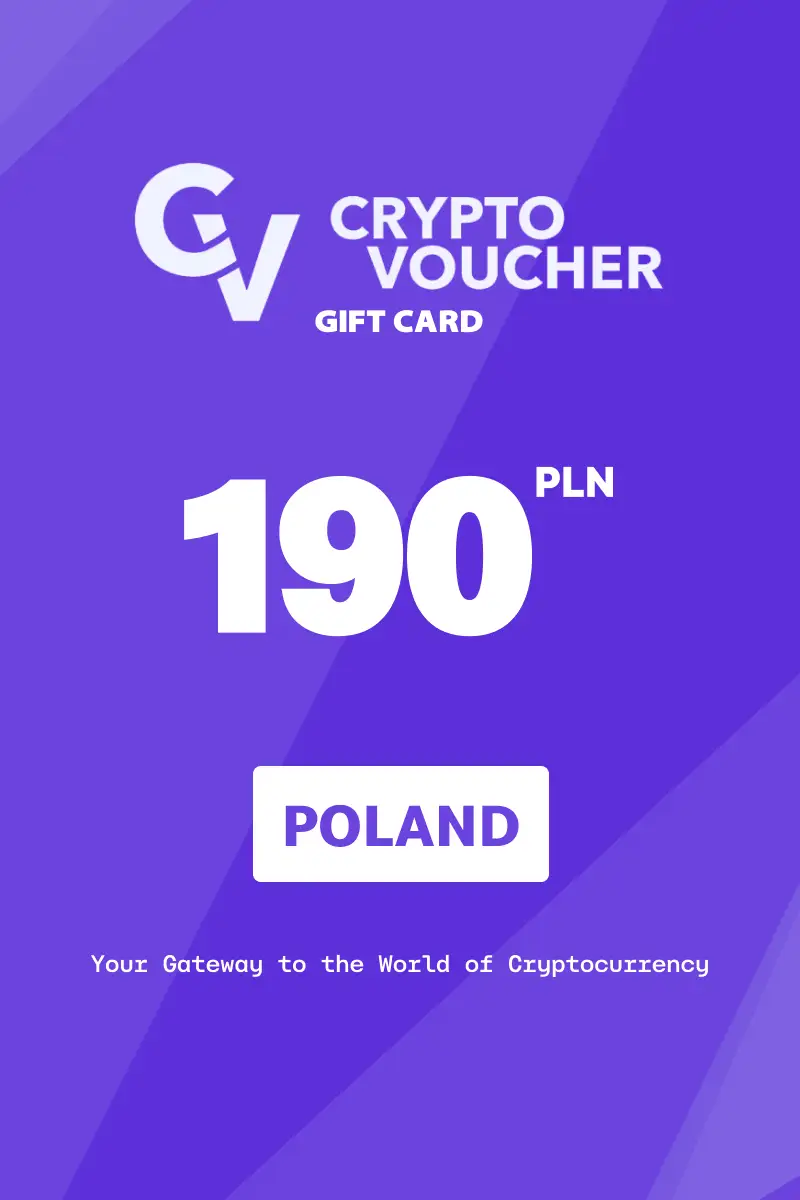 Crypto Voucher 190 PLN Gift Card (Poland) - Digital Key