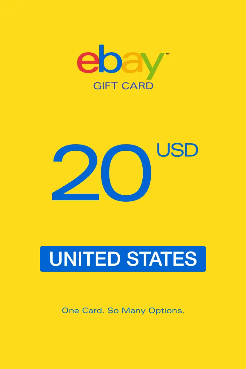 eBay 20 USD Gift Card (United States) - Digital Key