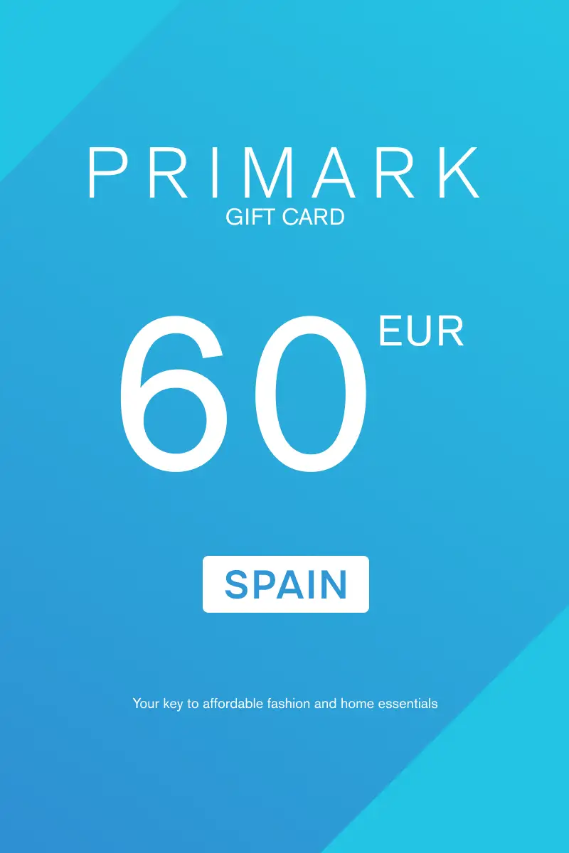 Primark 60 EUR Gift Card (Spain) - Digital Key