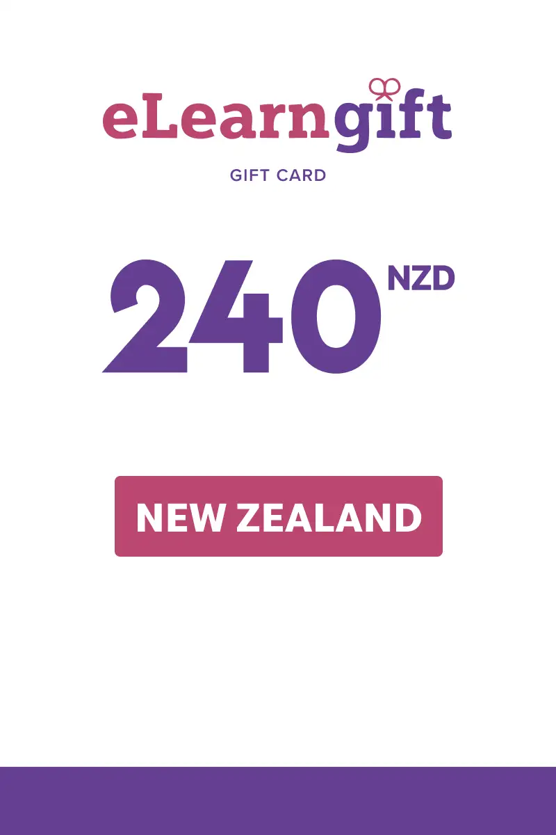 eLearnGift 240 NZD Gift Card (New Zealand) - Digital Key