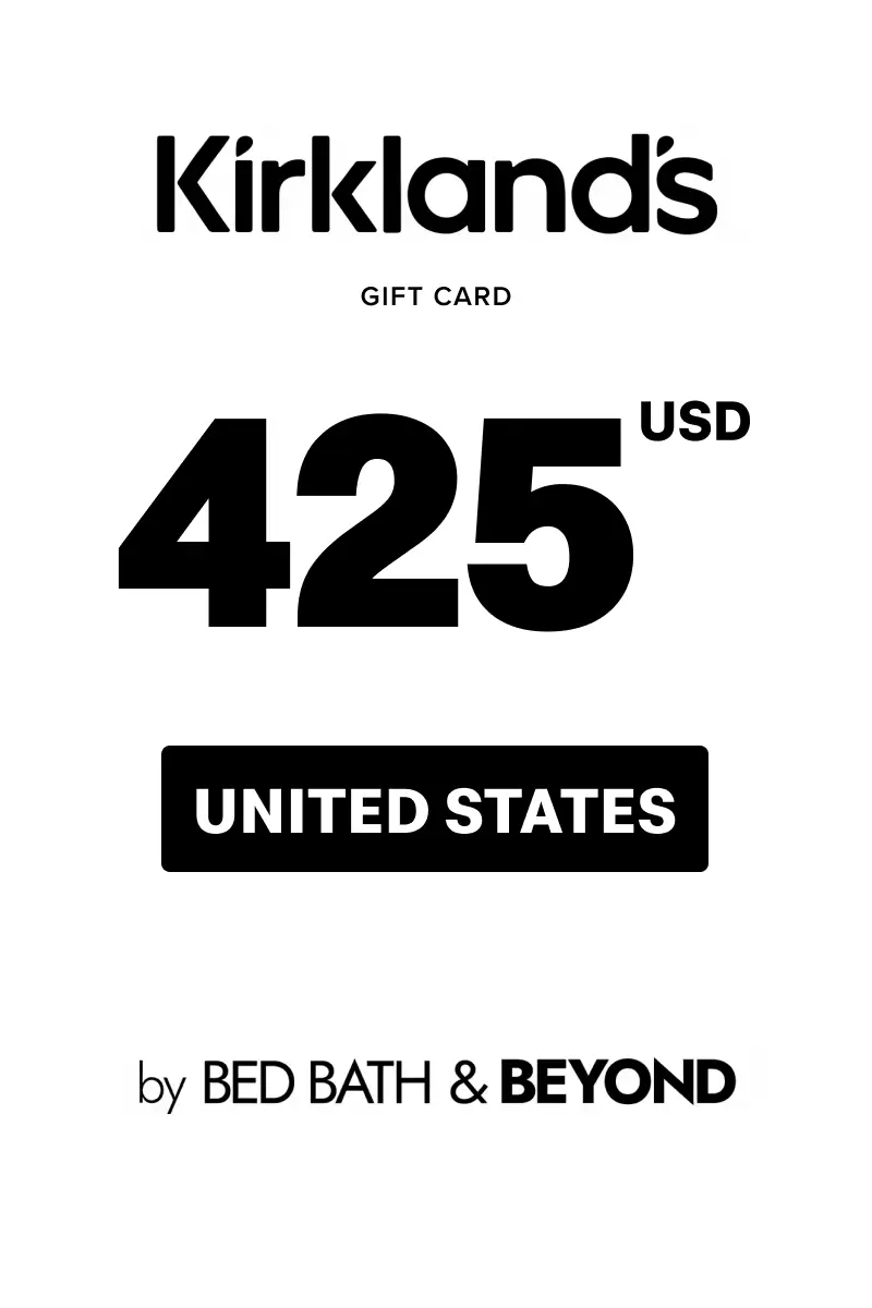 Kirkland's 425 USD Gift Card (United States) - Digital Key