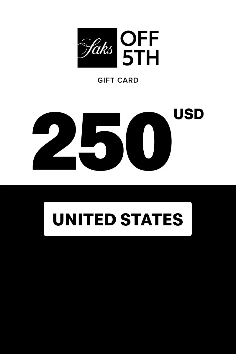 Saks OFF 5TH 250 USD Gift Card (United States) - Digital Key