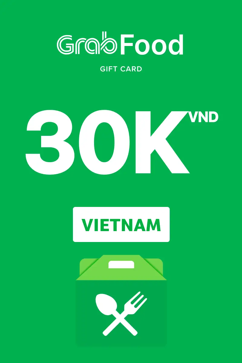 Grab Food 30000 VND Gift Card (Vietnam) - Digital Key