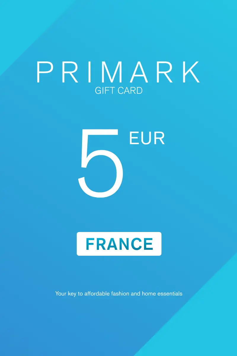 Primark 5 EUR Gift Card (France) - Digital Key