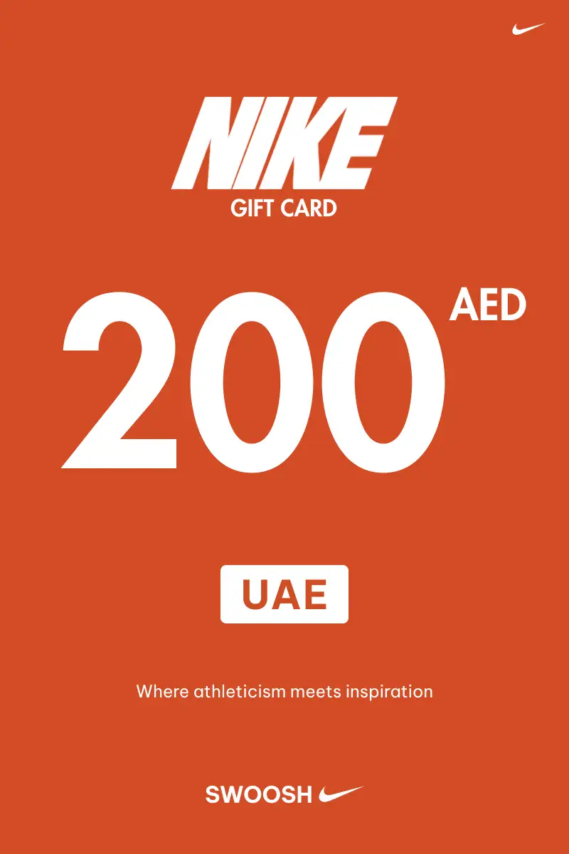 Nike 200 AED Gift Card (United Arab Emirates) - Digital Key afbeelding 1