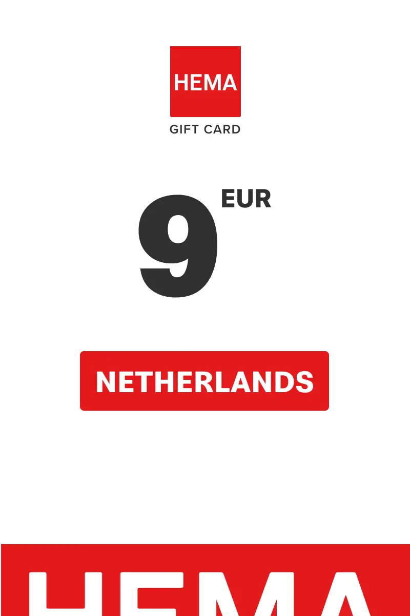 HEMA 9 EUR Gift Card (Netherlands) - Digital Key