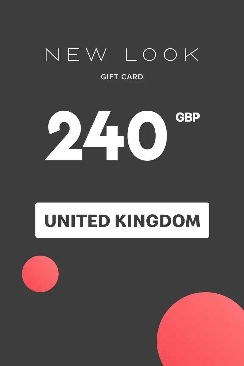 New Look 240 GBP Gift Card (United Kingdom) - Digital Key