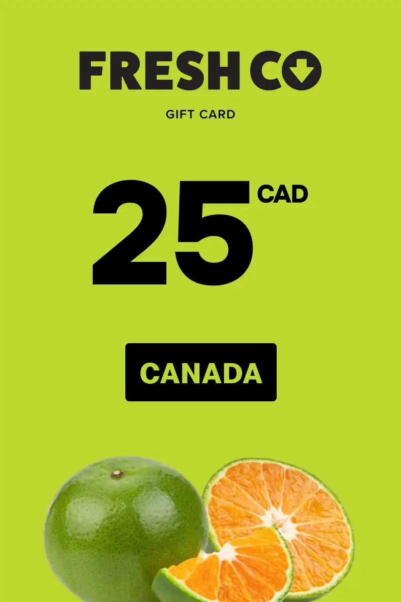 FreshCo 25 CAD Gift Card (Canada) - Digital Key