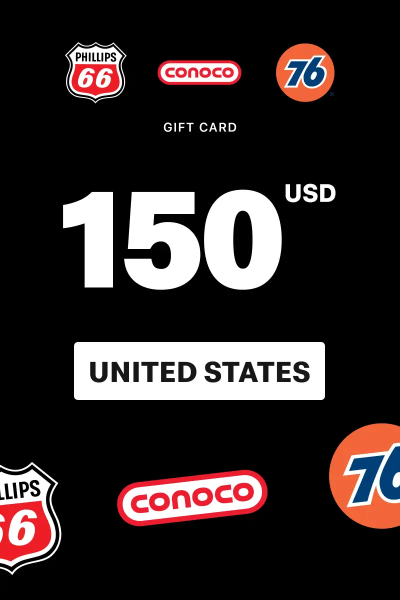 Phillips 66 - Conoco - 76 150 USD Gift Card (United States) - Digital Key