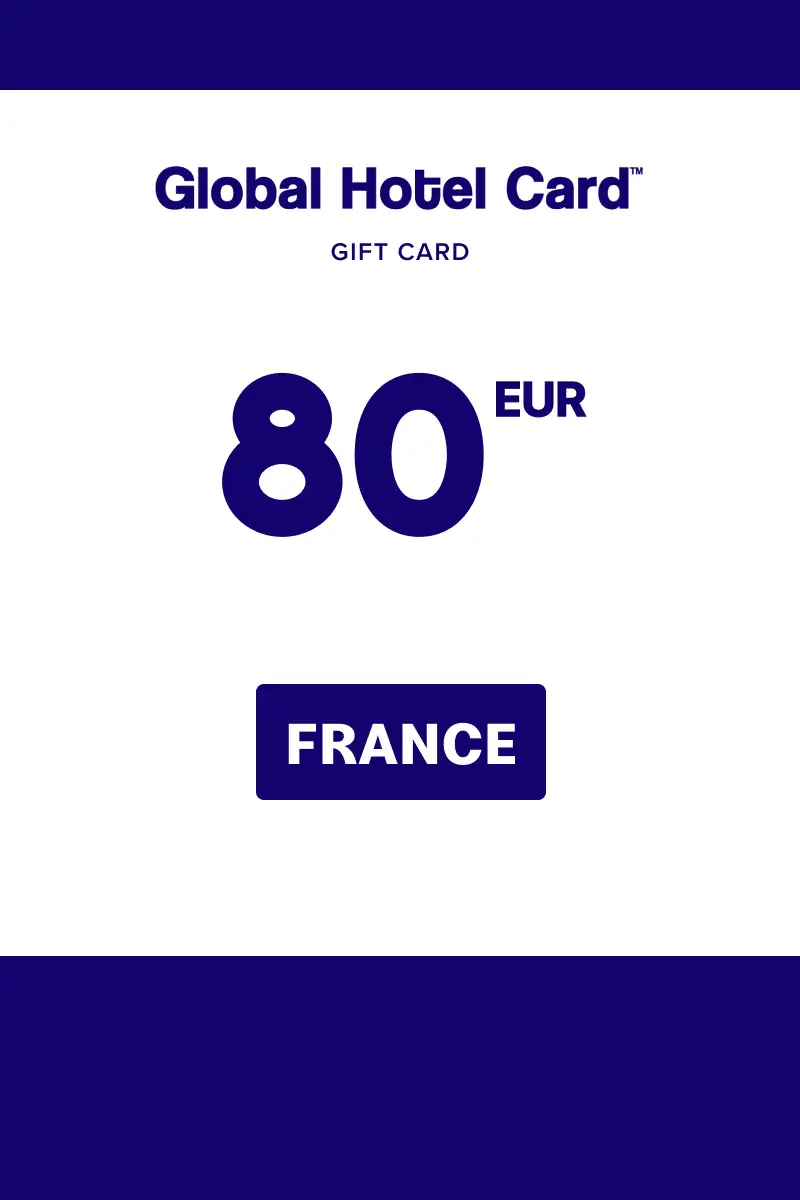 Global Hotel Card 80 EUR Gift Card (France) - Digital Key
