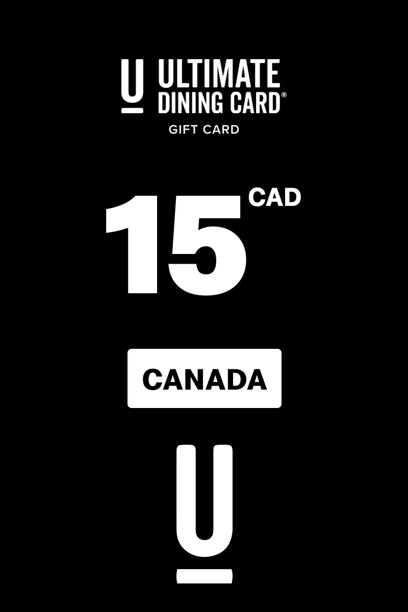 The Ultimate Dining 15 CAD Gift Card (Canada) - Digital Key