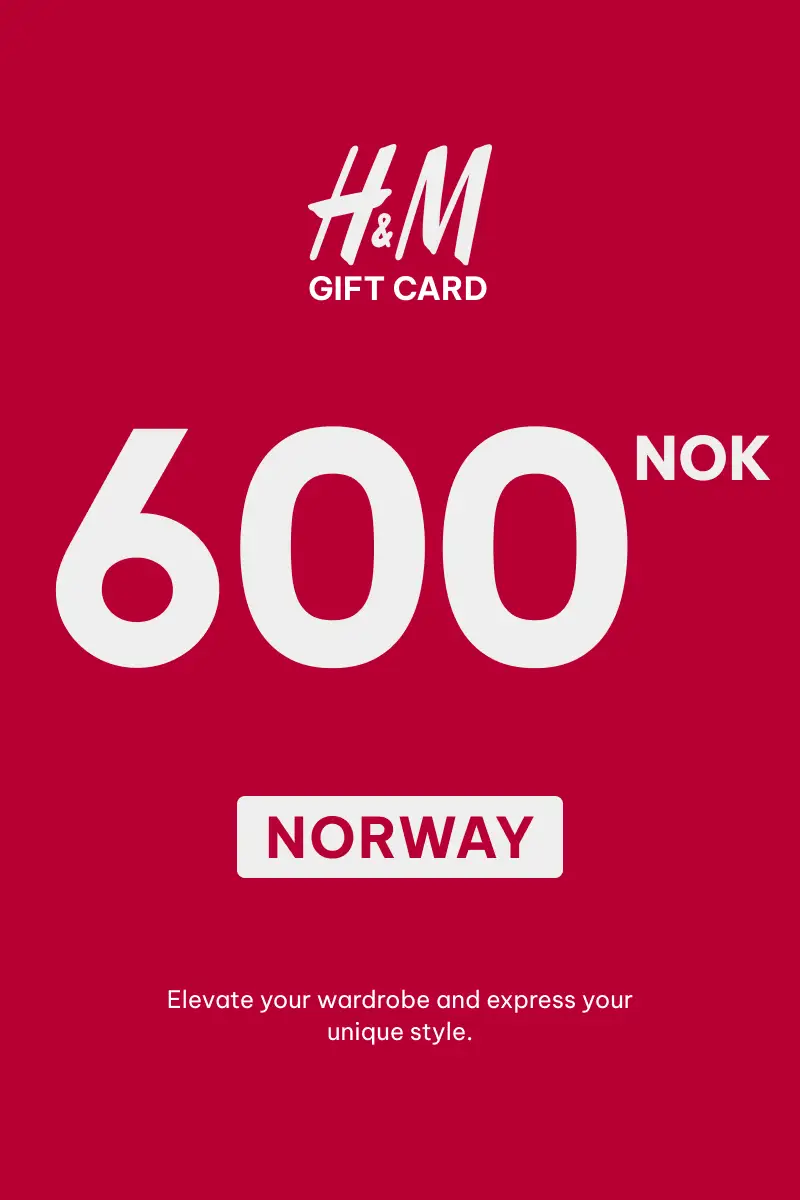 HandM 600 NOK Gift Card (Norway) - Digital Key