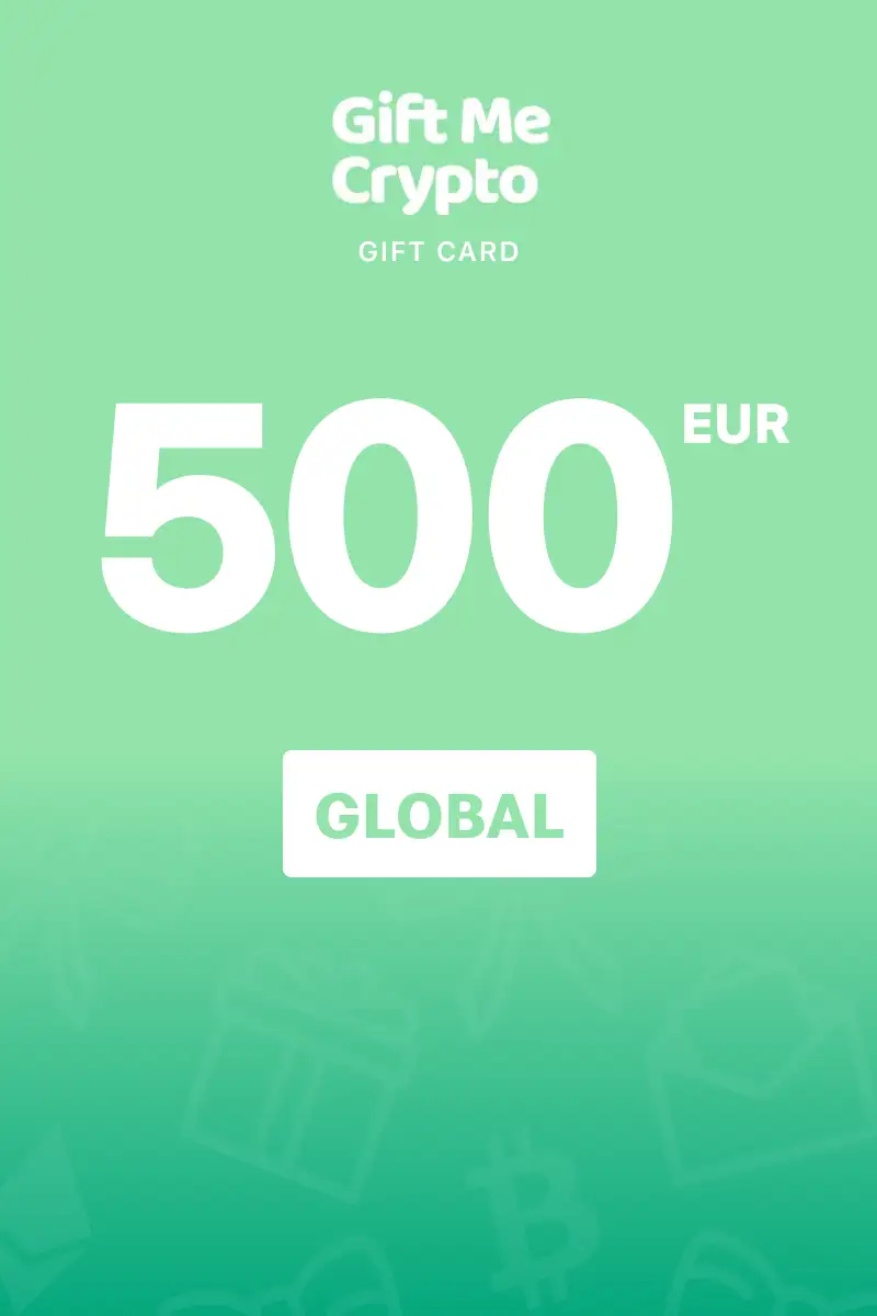Gift Me Crypto 500 EUR Gift Card (Global) - Digital Key