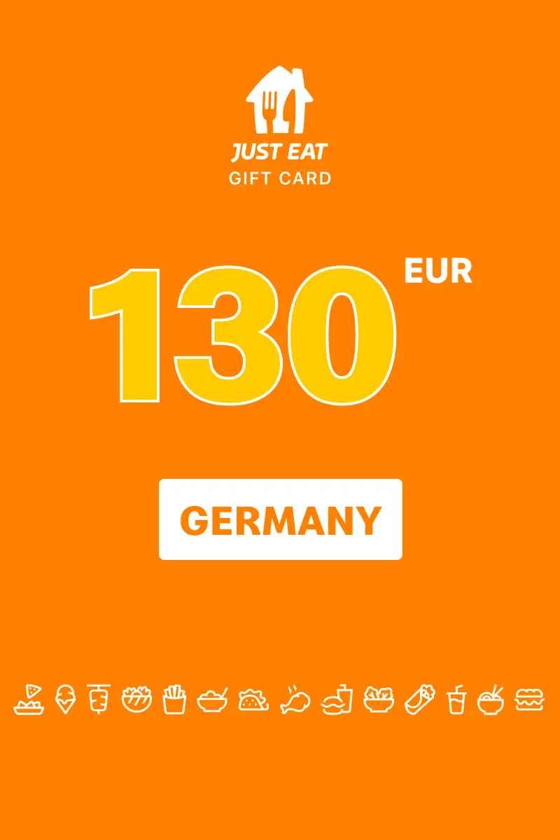 Lieferando (Just Eat) 130 EUR Gift Card (Germany) - Digital Key