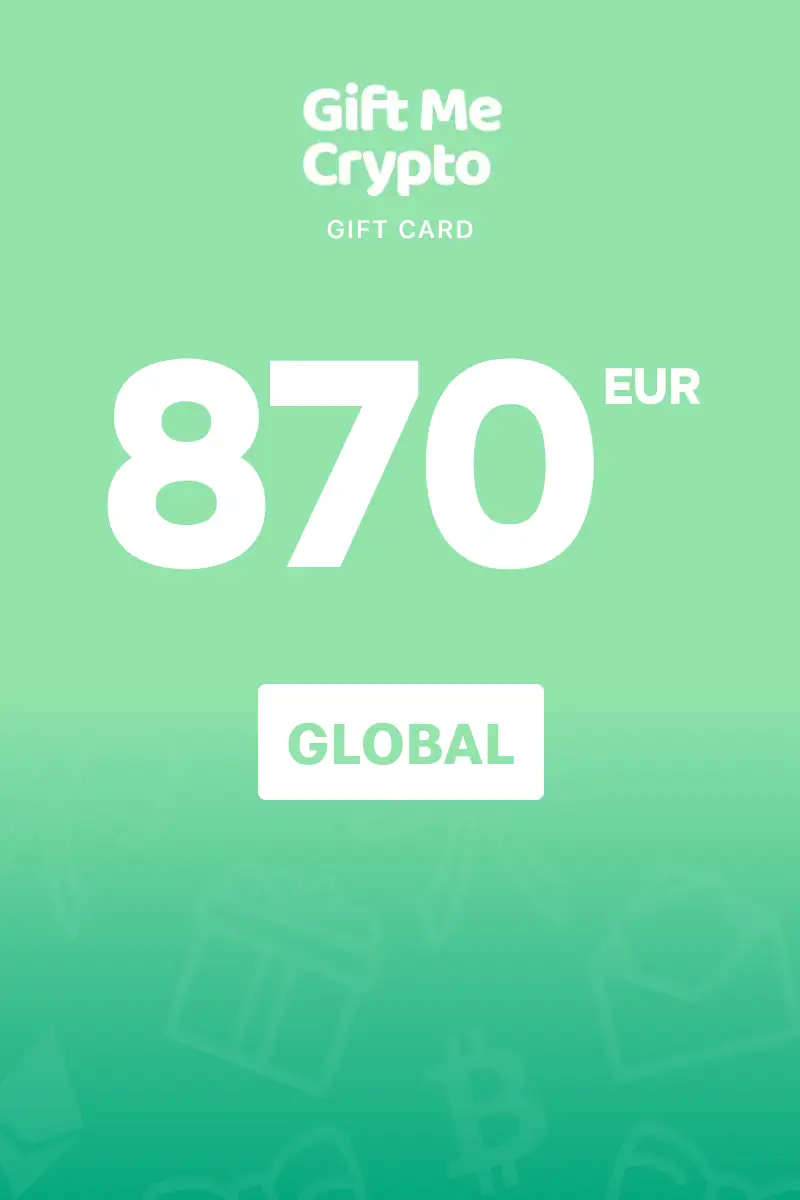 Gift Me Crypto 870 EUR Gift Card (Global) - Digital Key