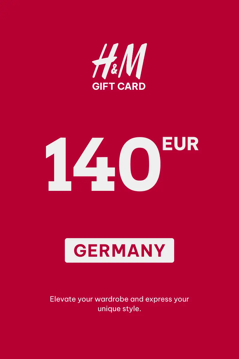 HandM 140 EUR Gift Card (Germany) - Digital Key
