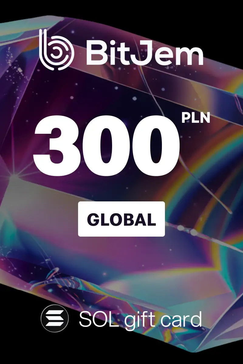 BitJem (SOL) 300 PLN Crypto Gift Card (Global) - Digital Key