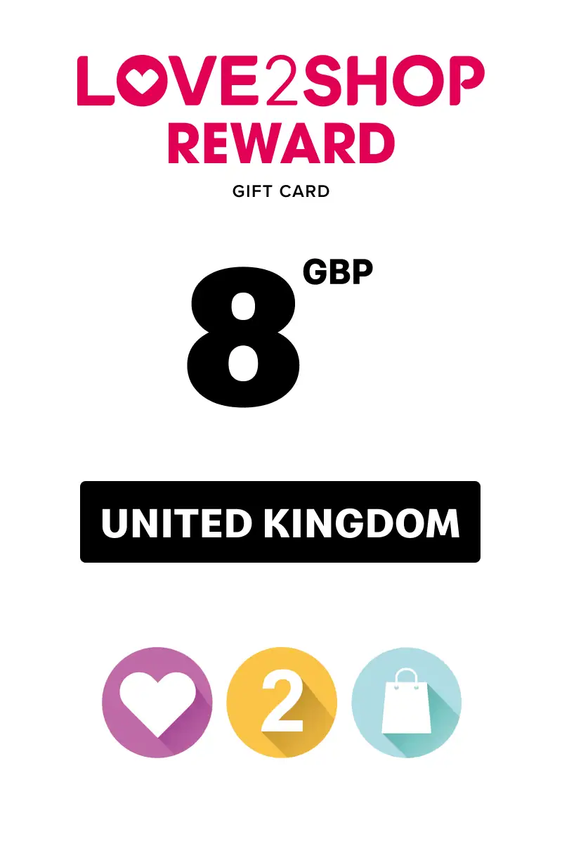 Love2Shop Reward 8 GBP Gift Card (United Kingdom) - Digital Key