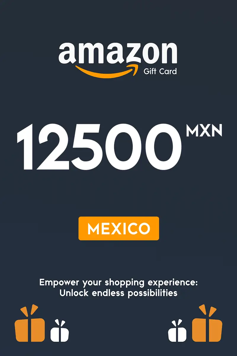 Amazon 12500 MXN Gift Card (Mexico) - Digital Key