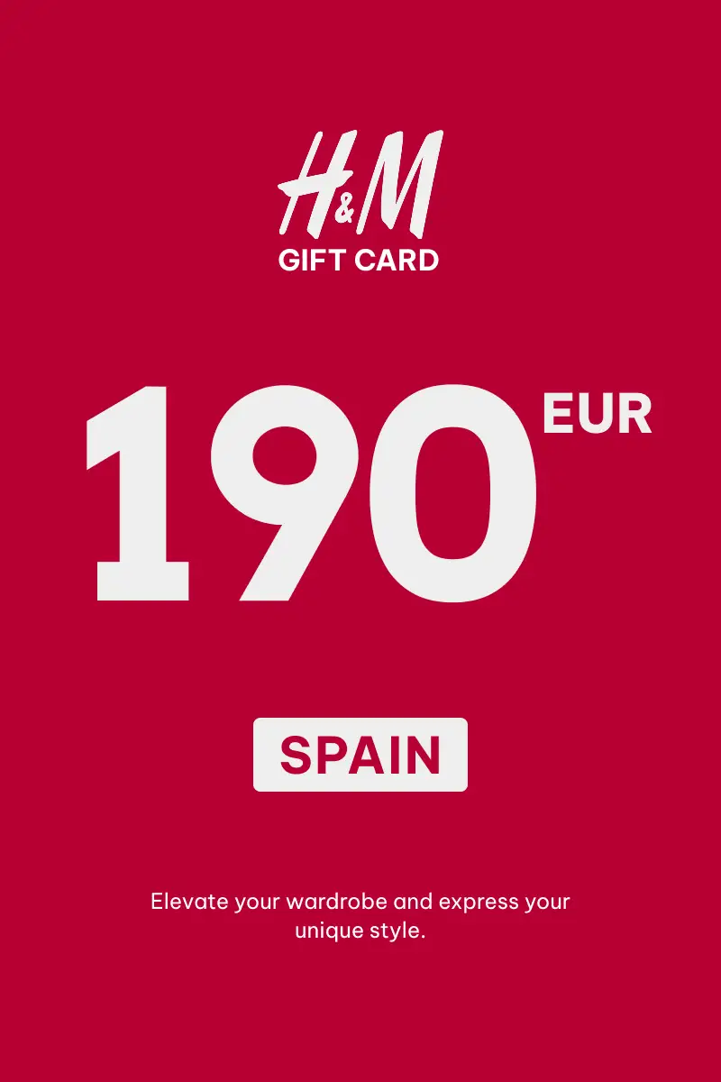 HandM 190 EUR Gift Card (Spain) - Digital Key