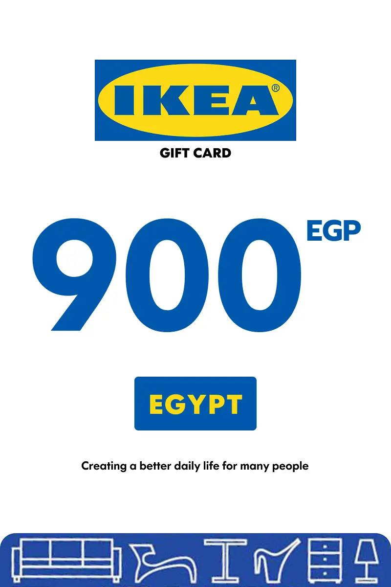 IKEA 900 EGP Gift Card (Egypt) - Digital Key