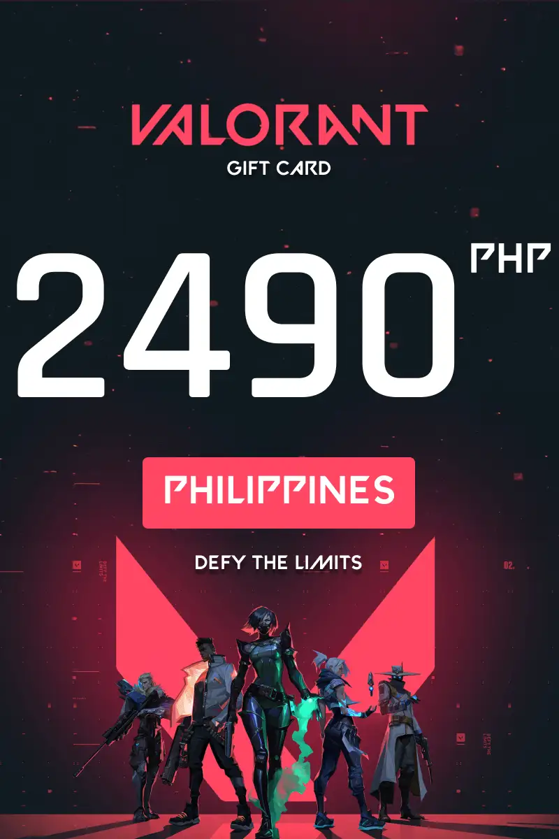 Valorant 2490 PHP Gift Card (Philippines) - Digital Key