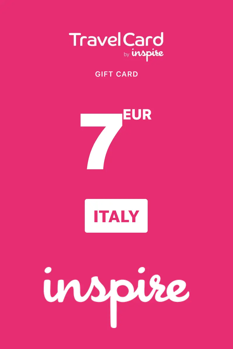TravelCard by Inspire 7 EUR Gift Card (Italy) - Digital Key