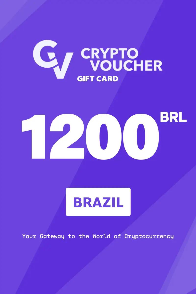 Crypto Voucher 1200 BRL Gift Card (Brazil) - Digital Key