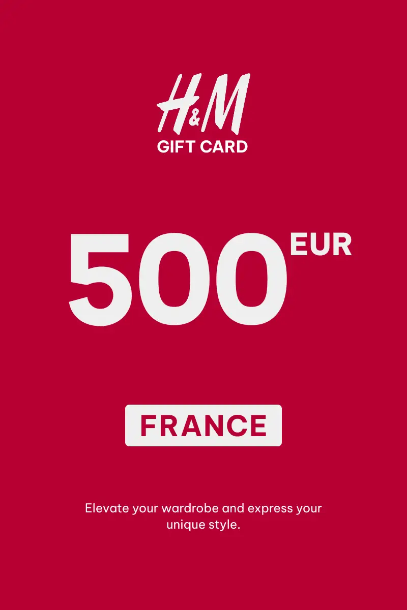 HandM 500 EUR Gift Card (France) - Digital Key