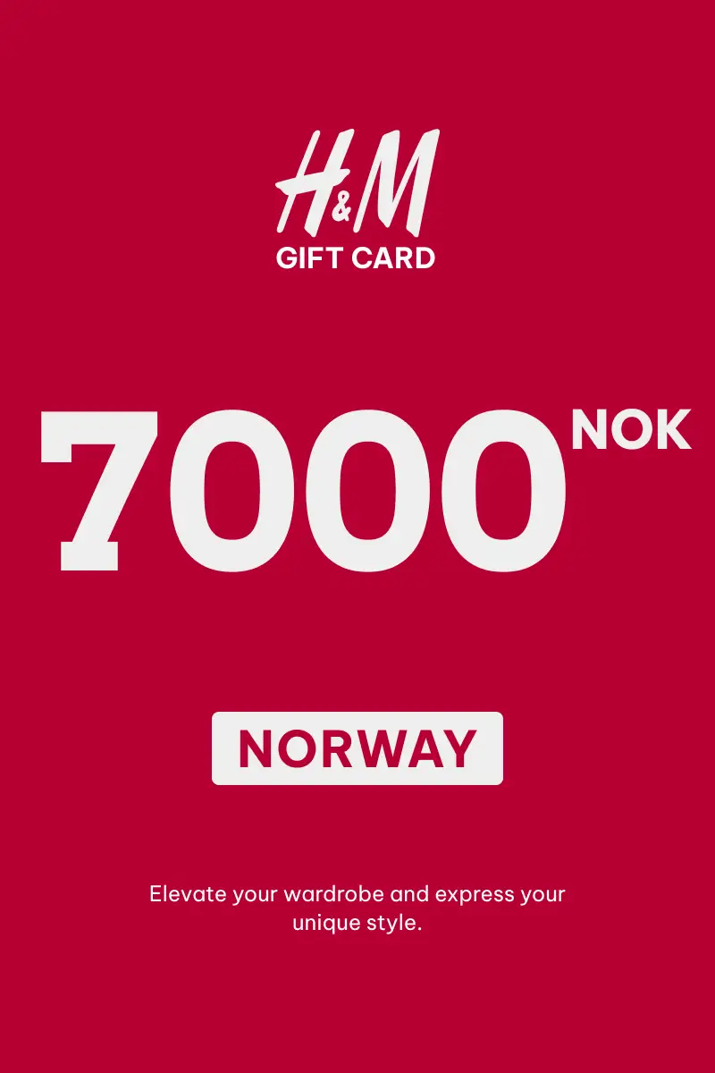 HandM 7000 NOK Gift Card (Norway) - Digital Key