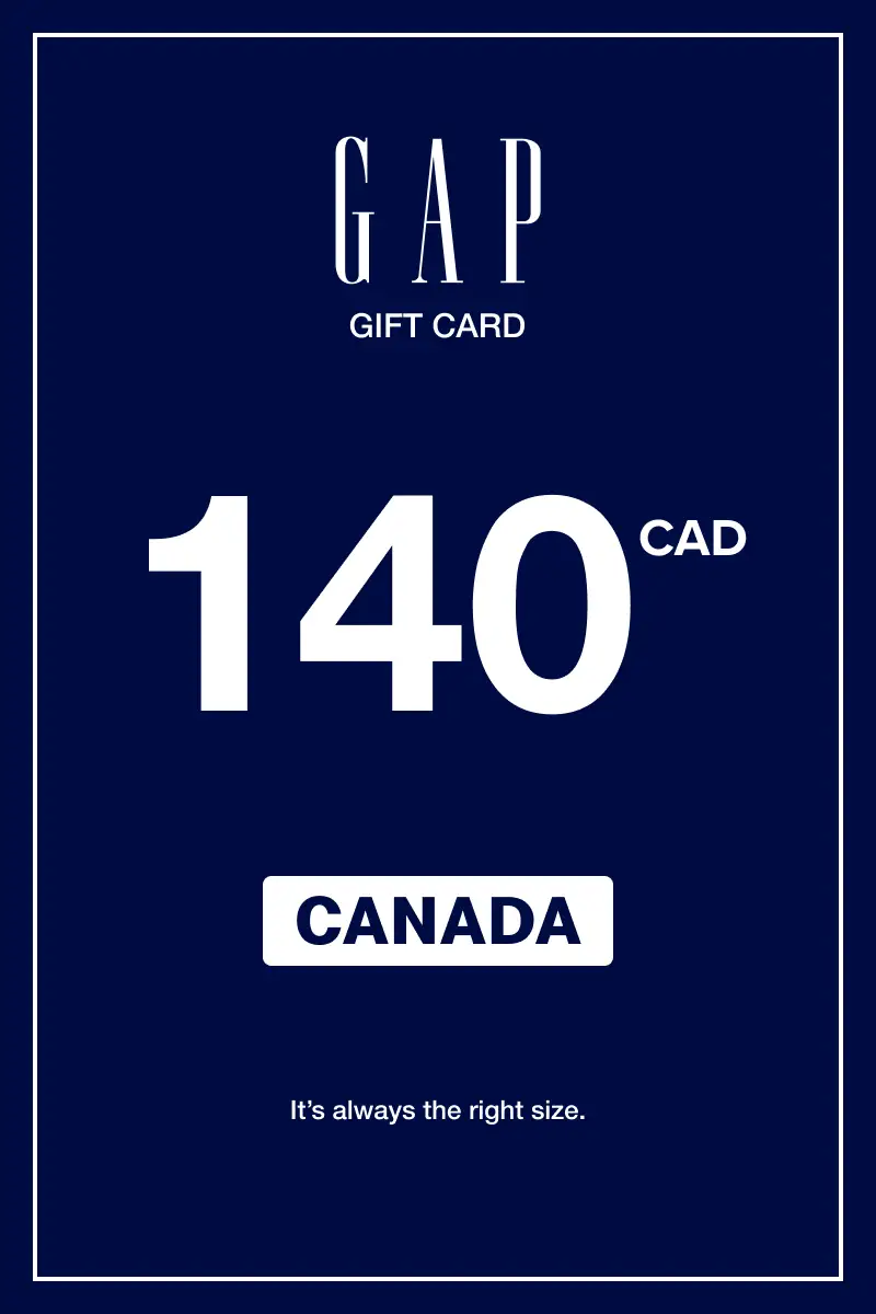 Gap 140 CAD Gift Card (Canada) - Digital Key