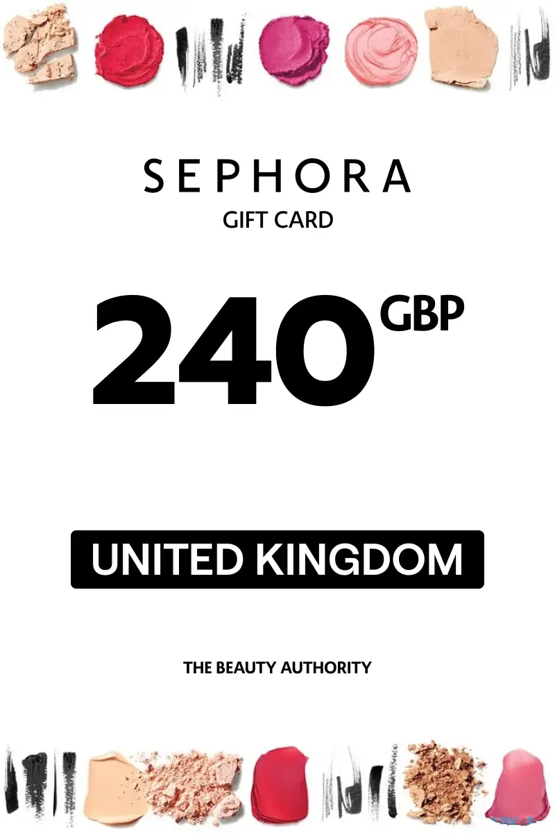 Sephora 240 GBP Gift Card (United Kingdom) - Digital Key