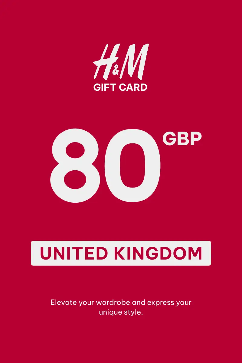 HandM 80 GBP Gift Card (United Kingdom) - Digital Key