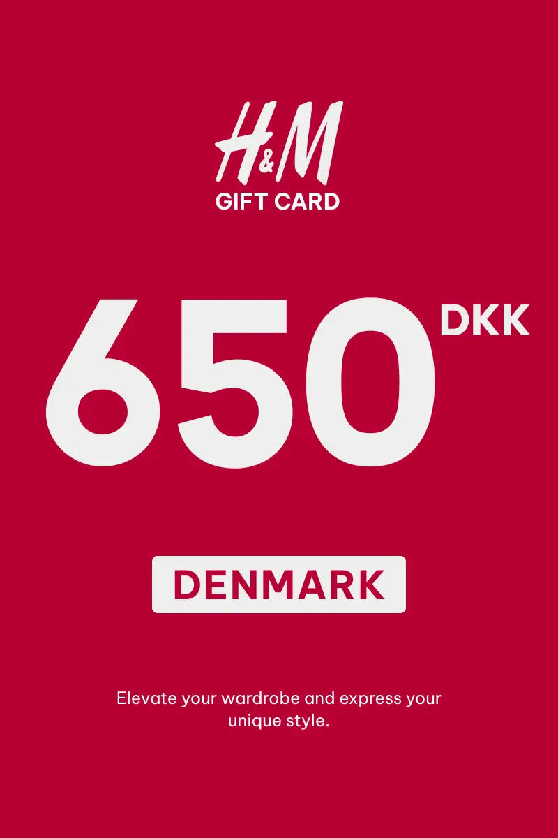 HandM 650 DKK Gift Card (Denmark) - Digital Key