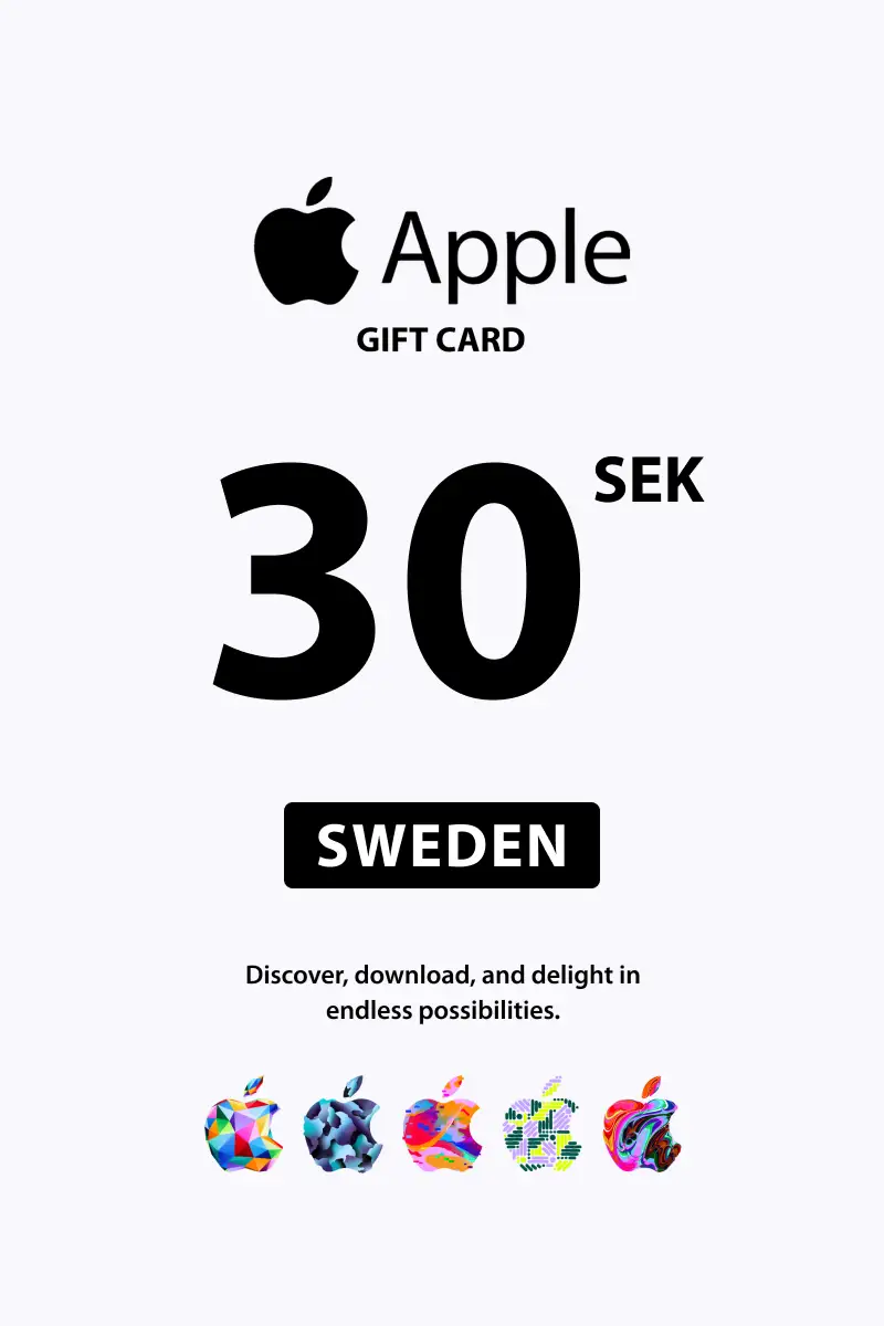 Apple 30 SEK Gift Card (Sweden) - Digital Key