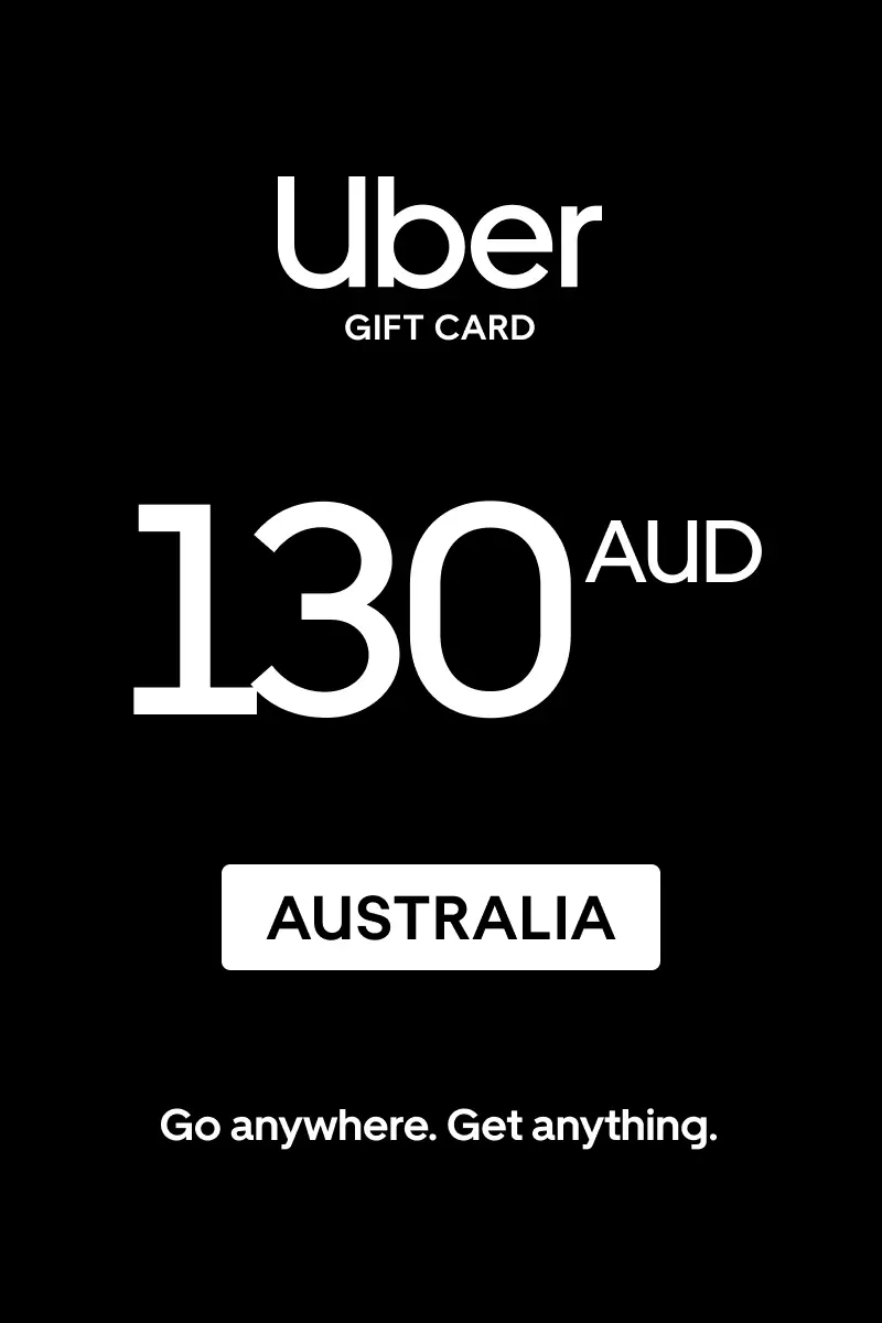 Uber 130 AUD Gift Card (Australia) - Digital Key