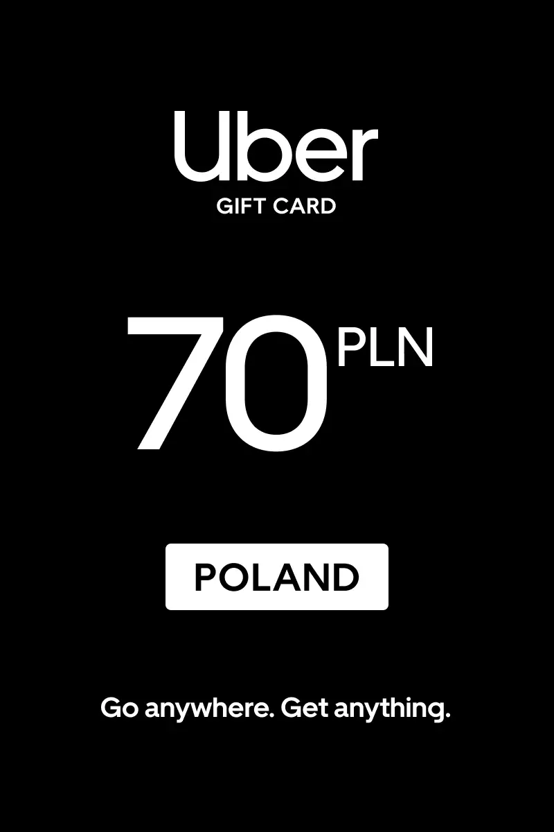 Uber 70 PLN Gift Card (Poland) - Digital Key