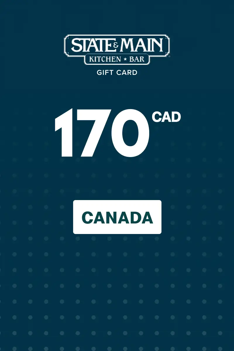 State and Main 170 CAD Gift Card (Canada) - Digital Key