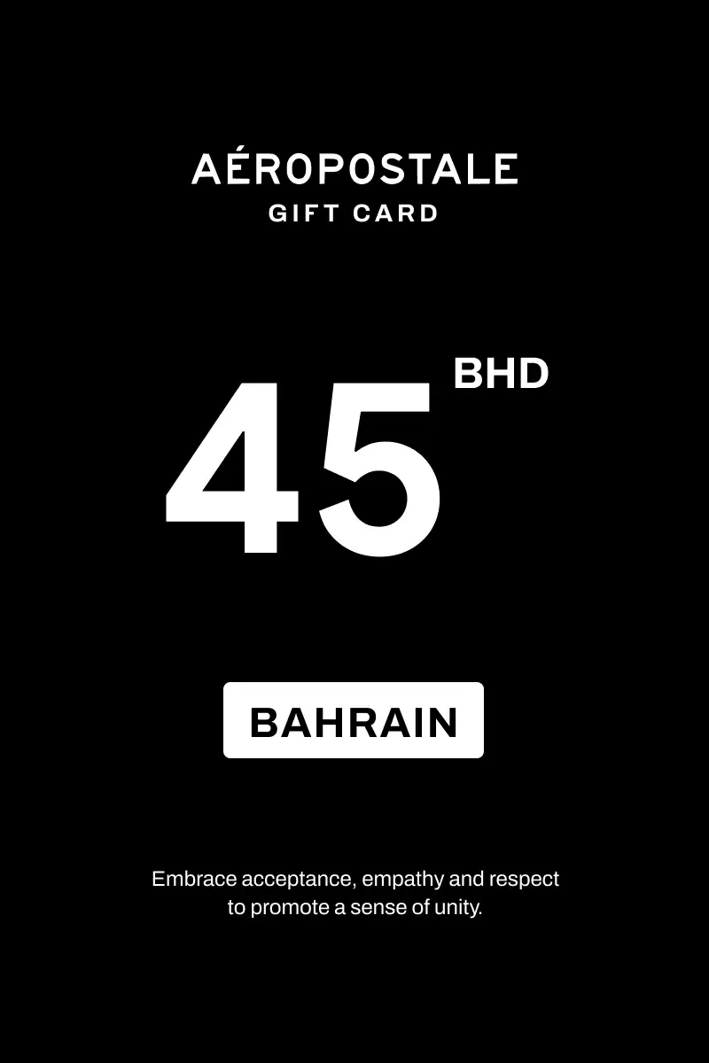 Aeropostale 45 BHD Gift Card (Bahrain) - Digital Key